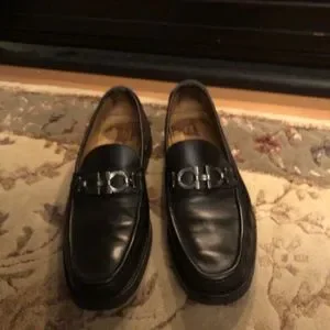 Ferragamo leatherbuckleloafers; rubberbottoms.Excellentcondition Blacksize 11D Salvatore Ferragamo | Shoes | Ferragamo Leatherbuckleloafers  main image 2